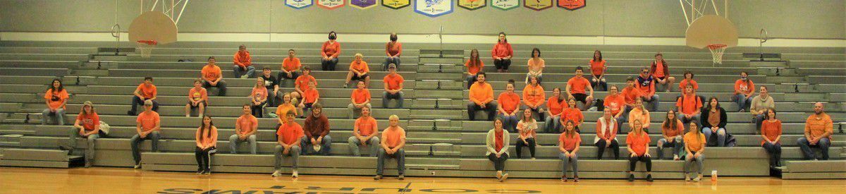 Paris Junior High and High School participated in wearing orange for the Mark Twain student, Jaime Lynn
