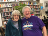 Susan Butler and Carol Kroeckel have worked the past eight years together at the Madison Library.