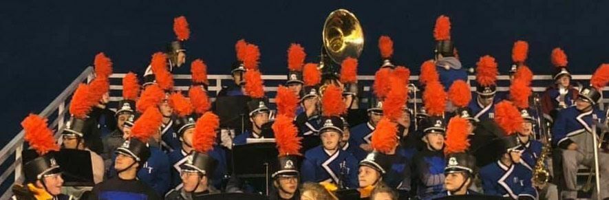 The Marching Tigers also had orange for Jamie-Lynn at the game Friday night.